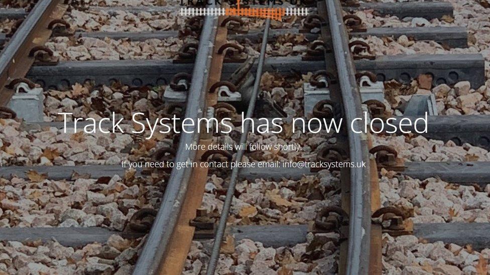 Track Systems UK website