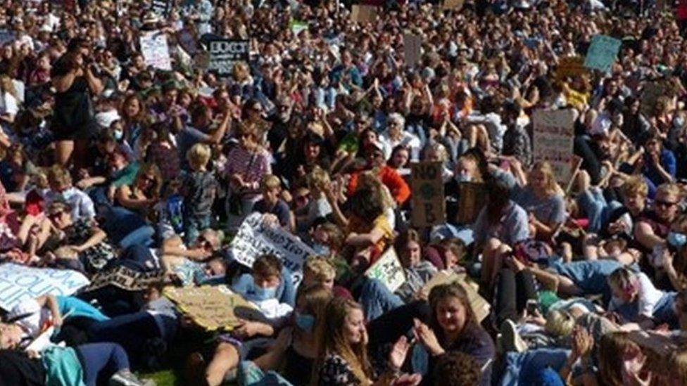 School strike in Bristol