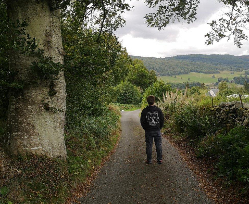 Parts of Ballyoukan road are very narrow