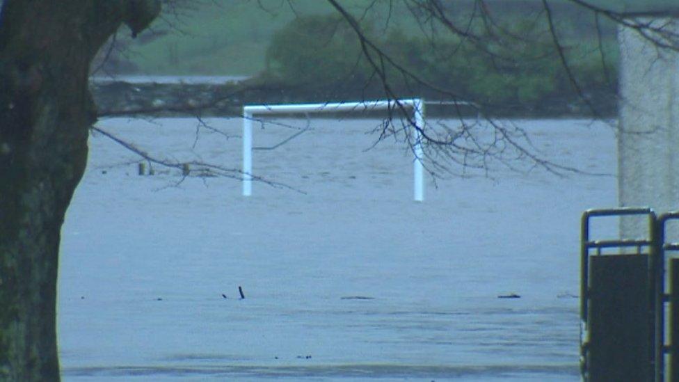 llanwrst goalpost