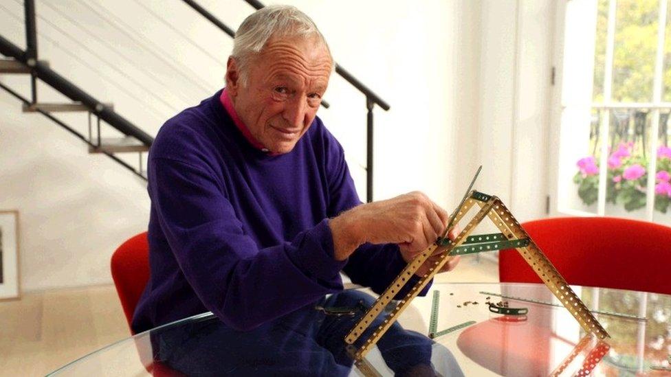 Richard Rogers with Meccano