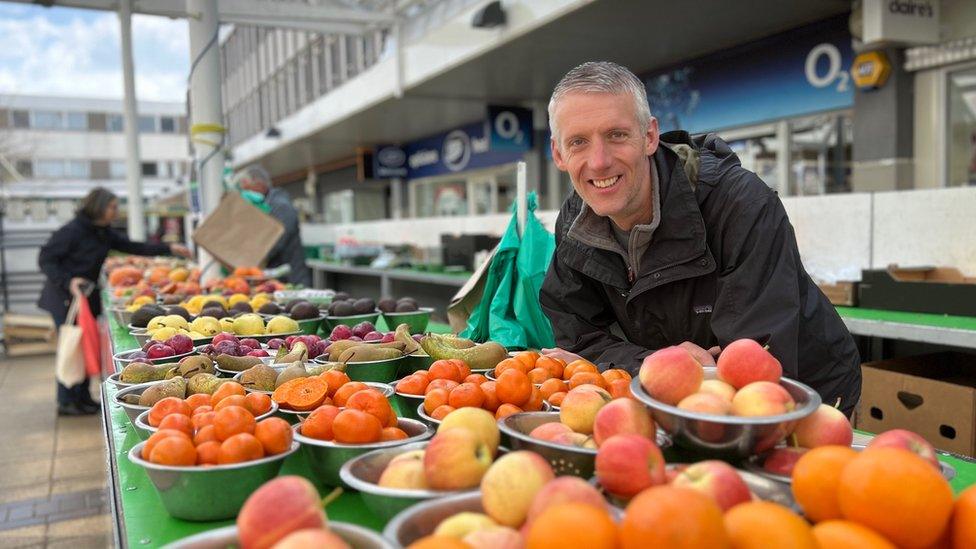 Barry Champion, greengrocer