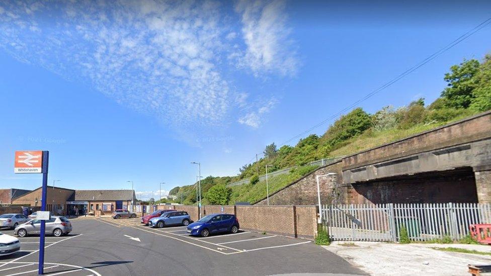 Whitehaven Railway station and tunnel