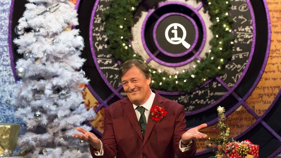 Stephen Fry hosting QI