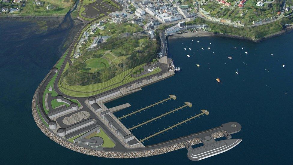 Planaichean airson Caladh Phort Rìgh