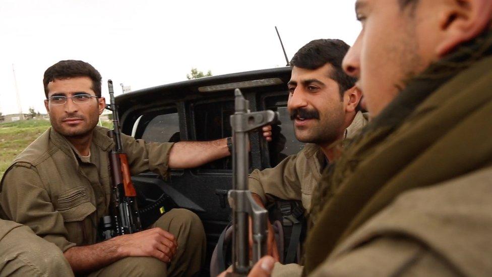 PKK fighters in northern Iraq