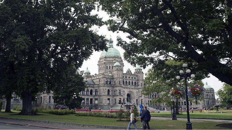 Parliament Building in Victoria, British Columbia, Canada