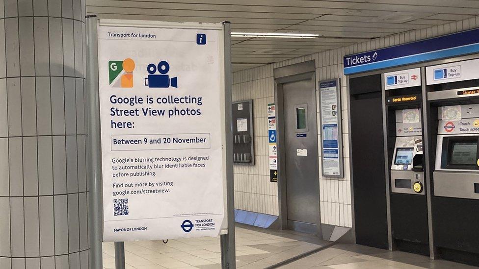 Google Street View info poster