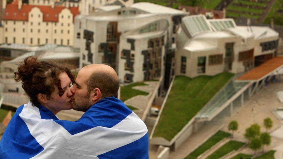 The Scottish Parliament has created a new Scottish political space