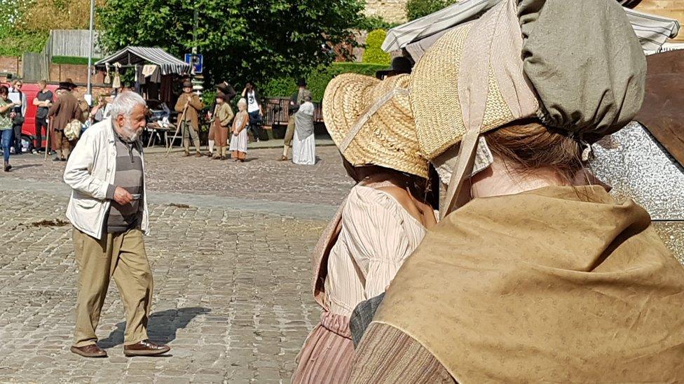 Filming of the Peterloo Massacre