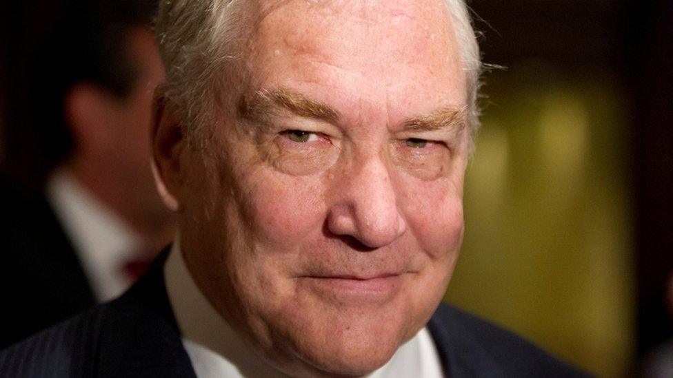 Former media mogul Conrad Black arrives at a business luncheon in Toronto, Canada June 22, 2012