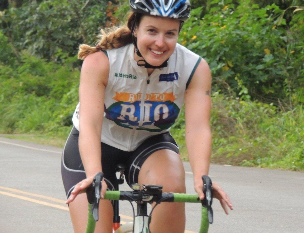 Charlie Webster on her Ride to Rio