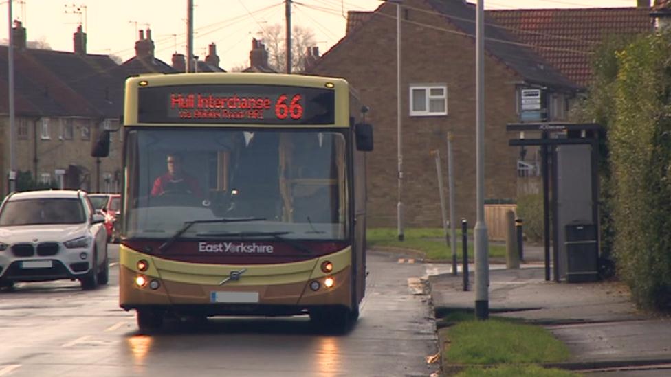 East Yorkshire bus on Boothferry Estate