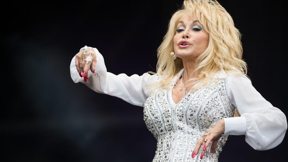 Dolly Parton at Glastonbury