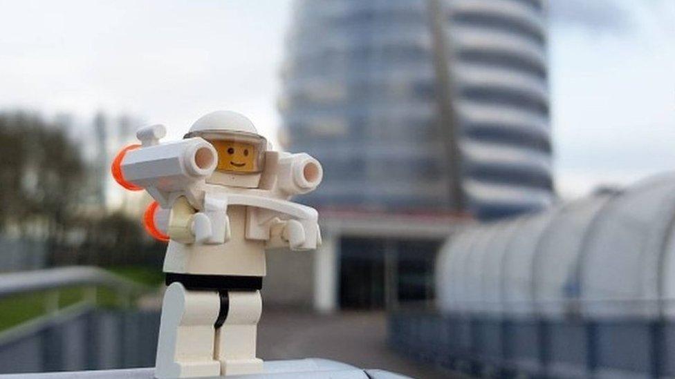 Lego Man at Leicester Space Centre