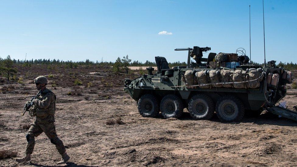 US military on Finnish exercise, May 2016