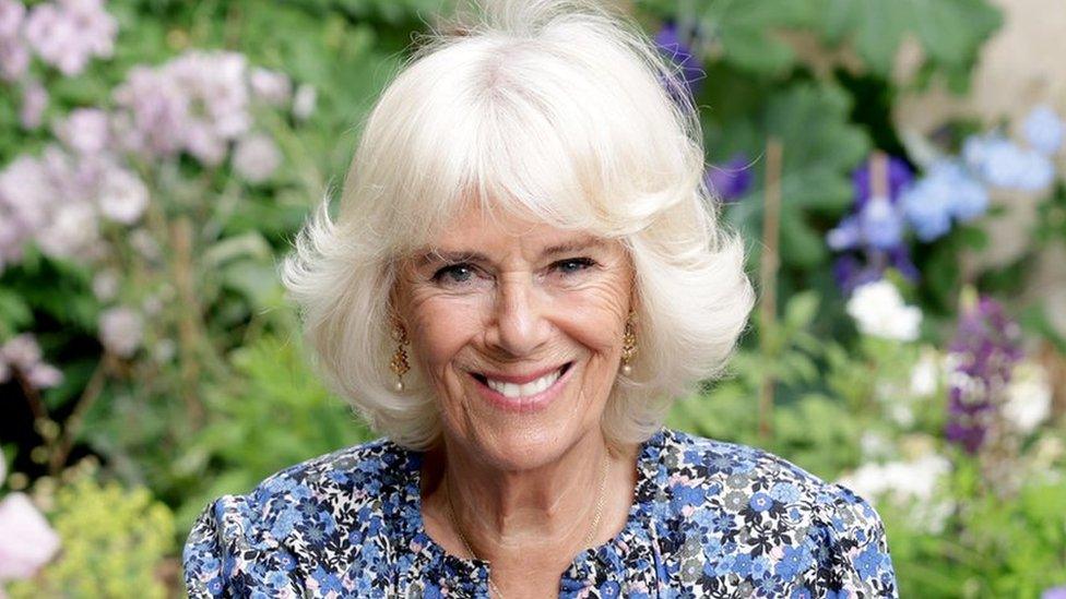 The photograph released to mark the Duchess of Cornwall's 75th Birthday