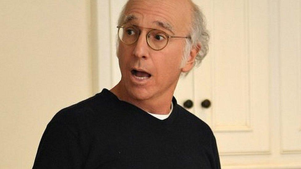 Comedian Larry David in Curb Your Enthusiasm