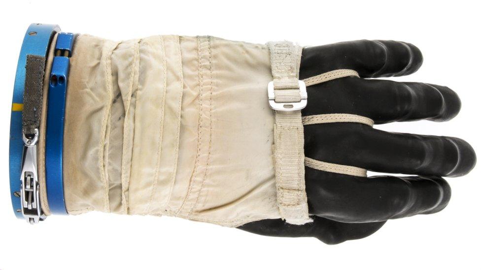 Soviet cosmonaut space suit glove