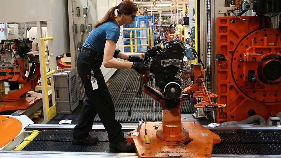 Worker at Ford Dagenham plant