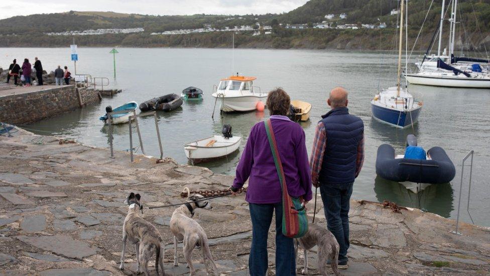 New Quay in Ceredigion