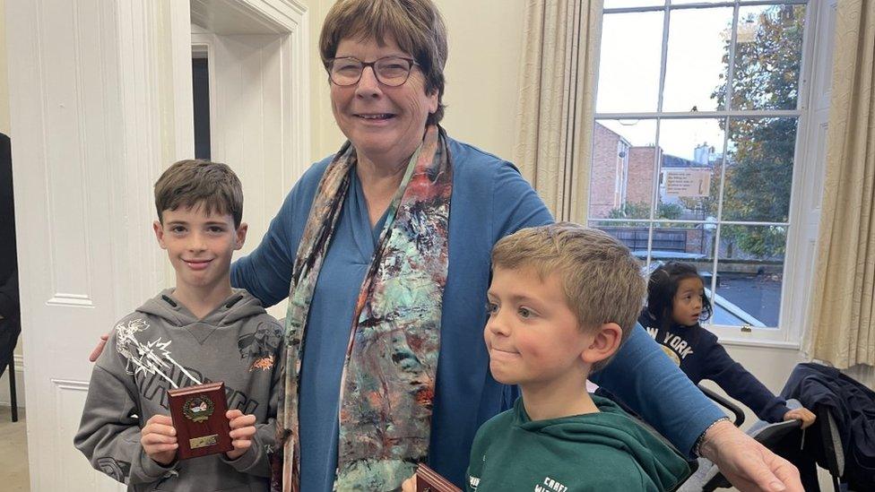 CBC member with two young medal winners