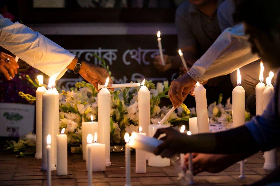 Vigil in Dhaka for crash victims