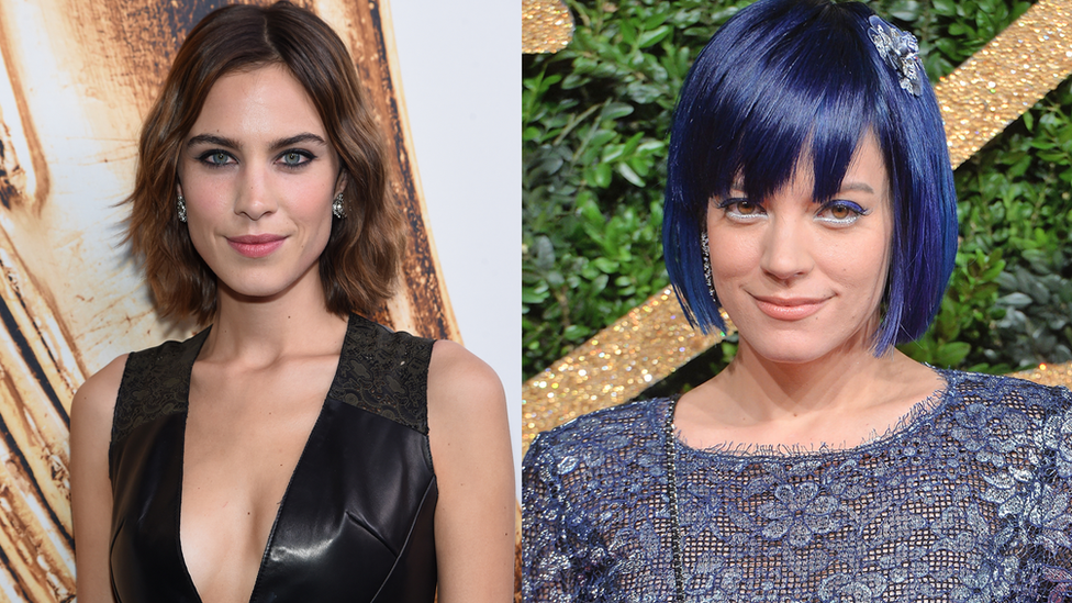 Alexa Chung and Lily Allen