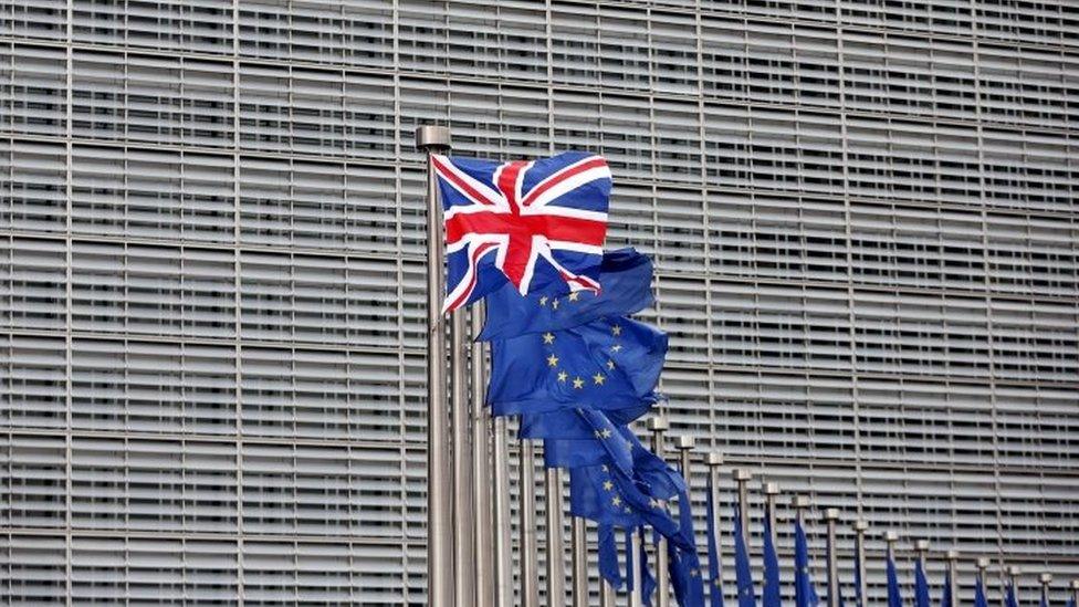 Union Jack in Brussels