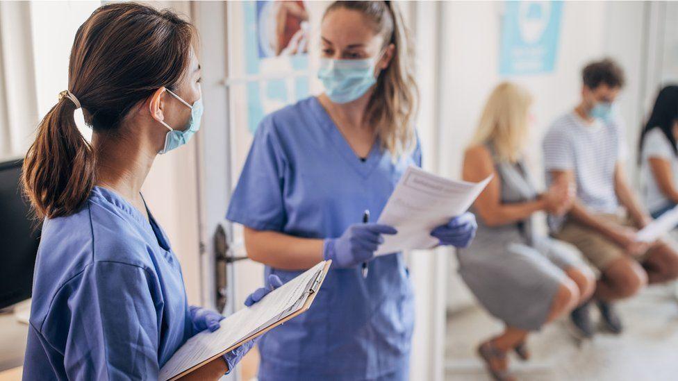 Nurses in hospital