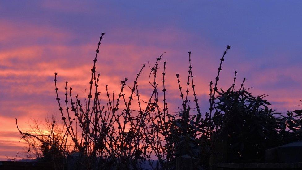 Sunrise in Belper, Derbyshire