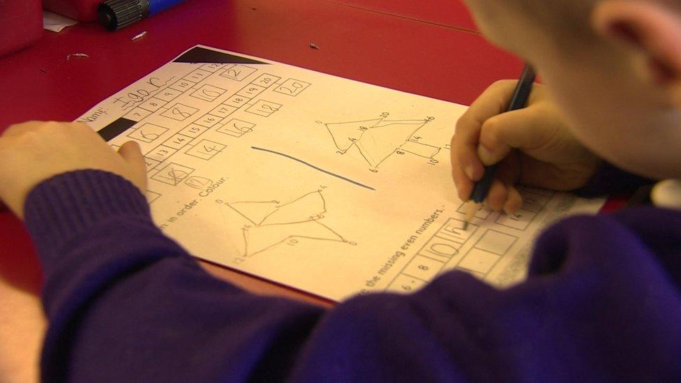 School pupil at Fane Street Primary School