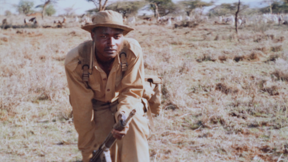 Police officer Jacob Masha pictured while on duty