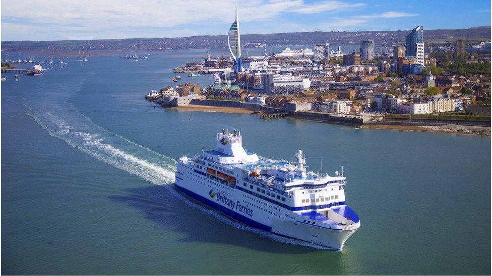 Normandie ferry in Portsmouth