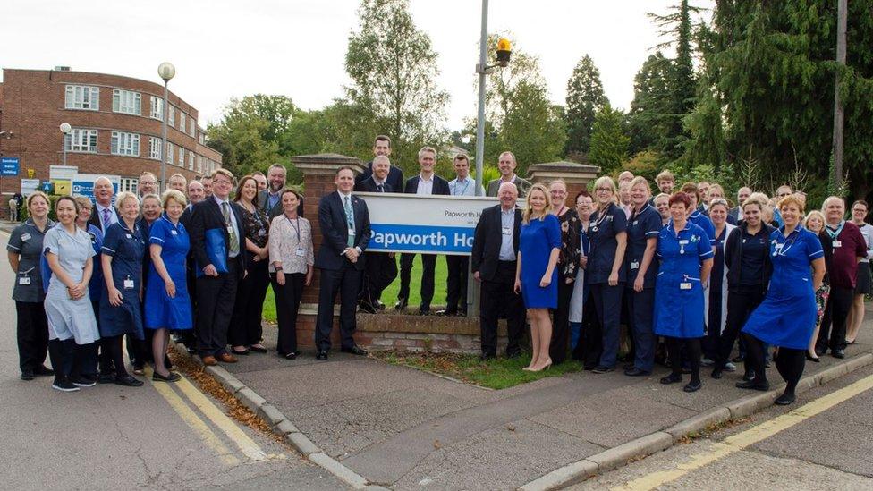 Staff at Papworth Hospital