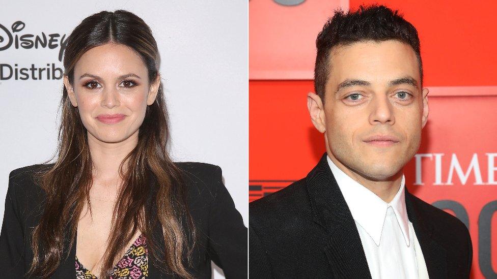 Rachel Bilson and Remi Malek