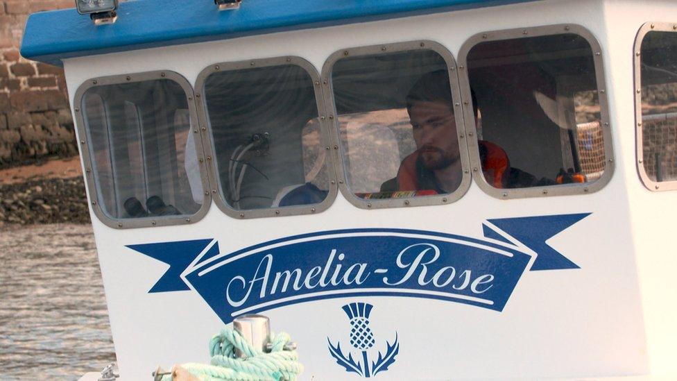 Rhys, who skippers the boat Amelia-Rose, now sells locally