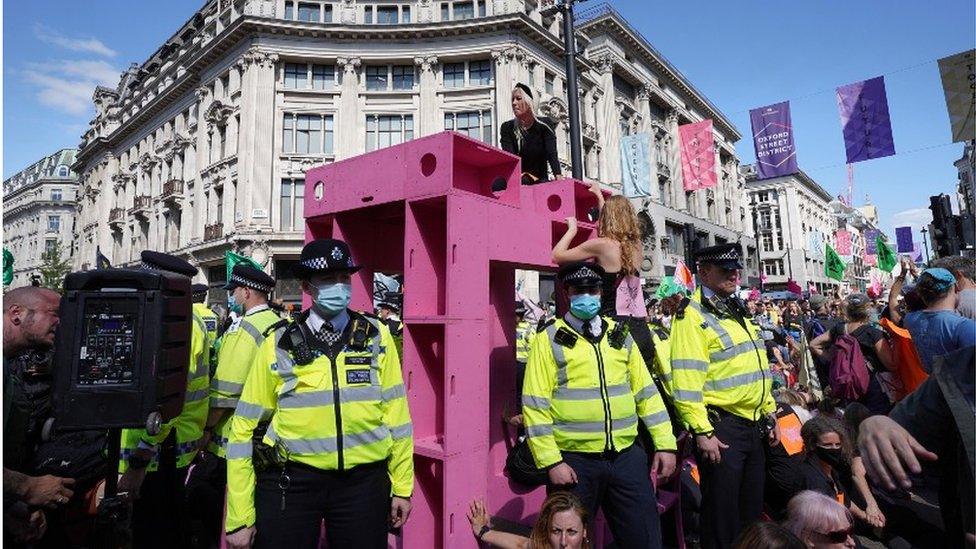 Extinction Rebellion protest