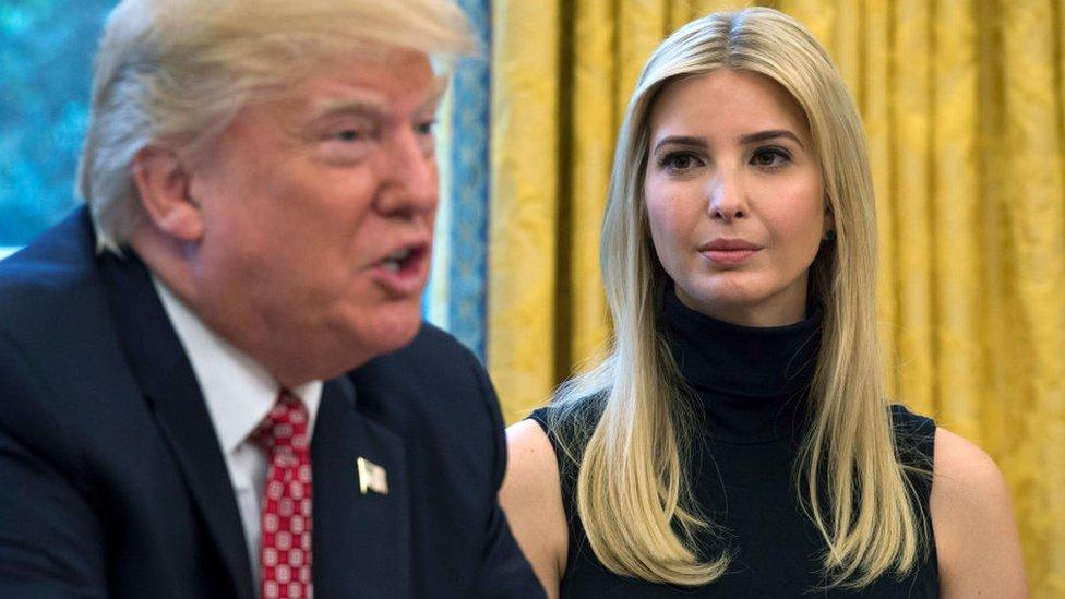 Ivanka and Donald Trump