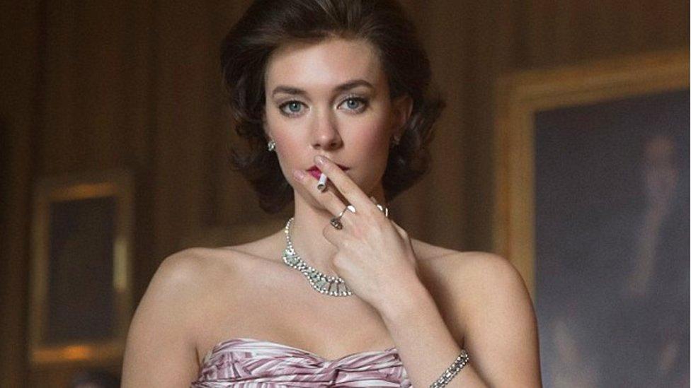 Vanessa Kirby as Princess Margaret in The Crown