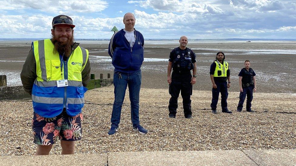 Police worked with Southend council and Border Force to seize more than 810kg of shellfish