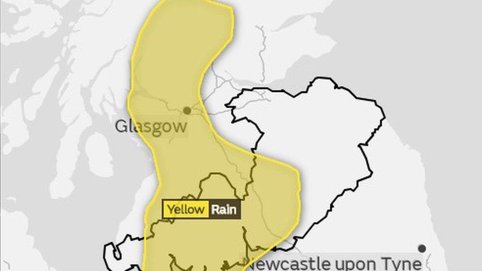 Met Office graph