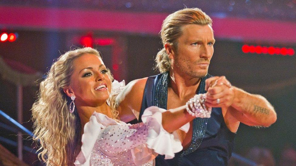 Ola Jordan and Robbie Savage