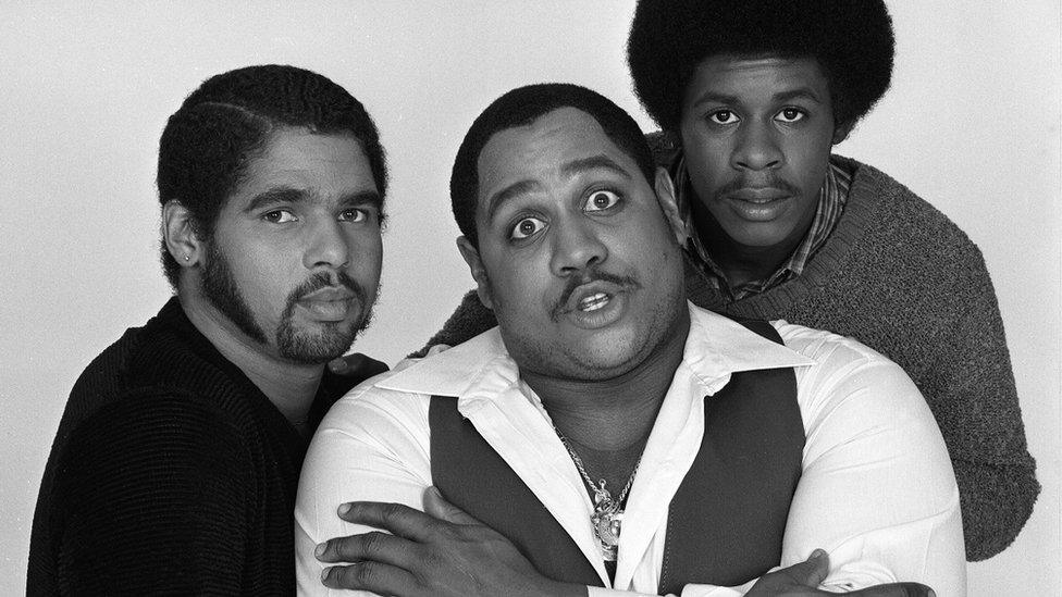 Wonder Mike, Big Bank Hank and Master Gee of The Sugarhill Gang