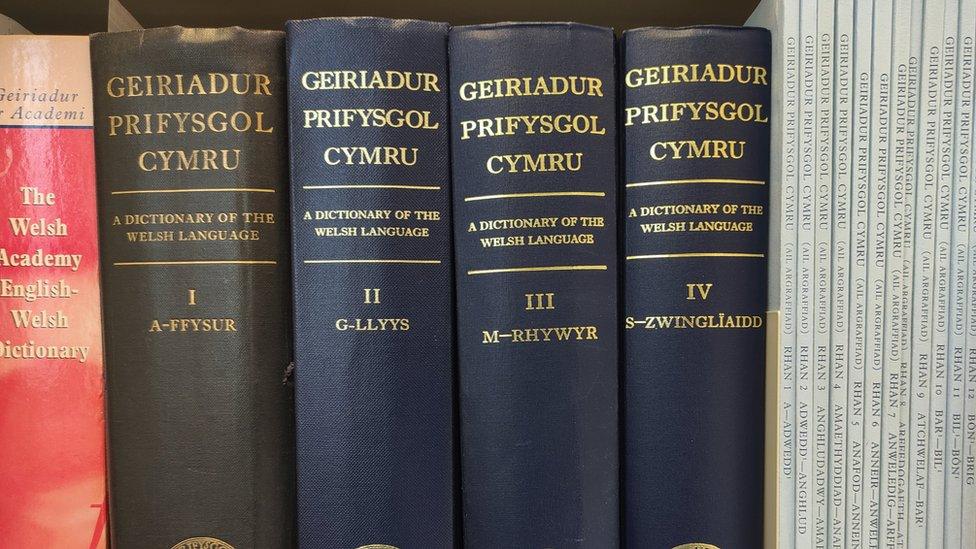 Cyfrolau Geiriadur Prifysgol Cymru