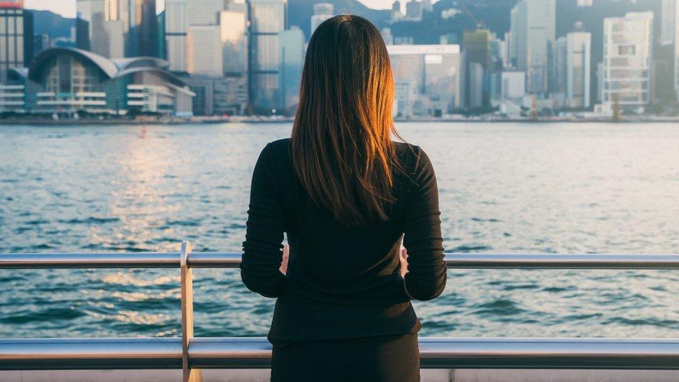 A generic image of an unidentified woman in Hong Kong