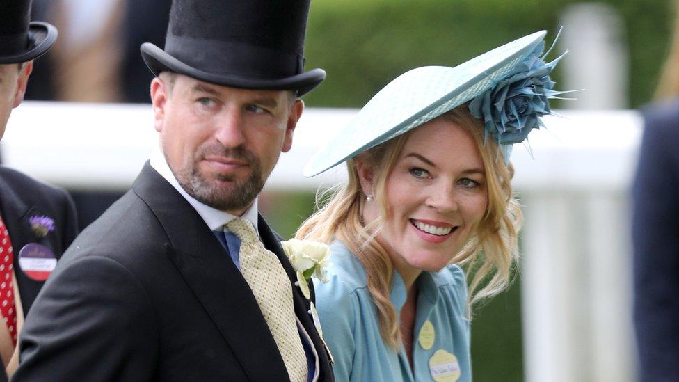 Peter Phillips and Autumn Phillips