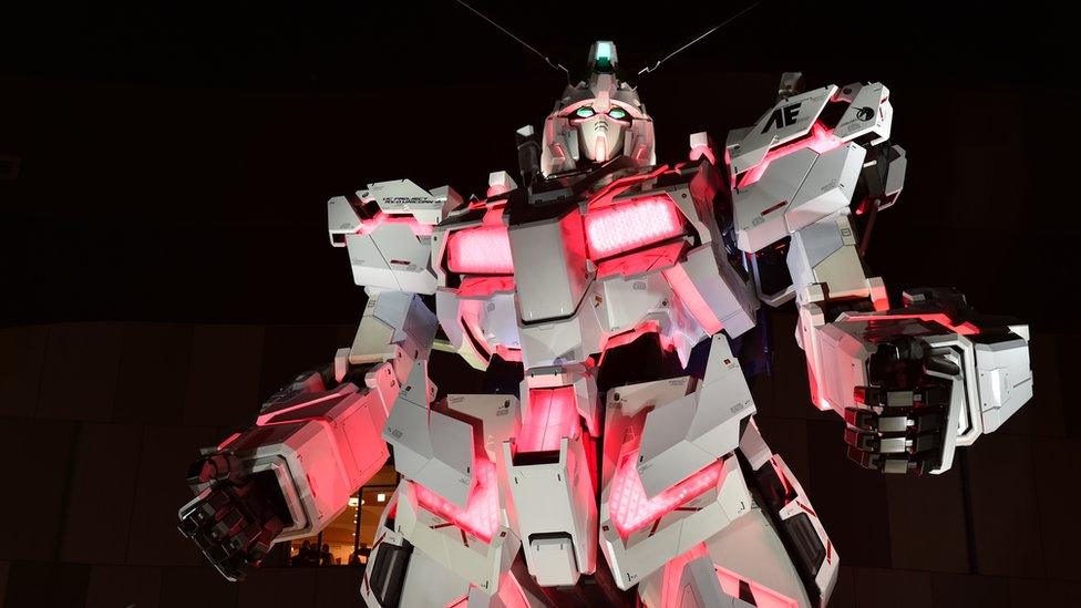 RX-0 Unicorn Gundam from the Mobile Suit Gundam anime series