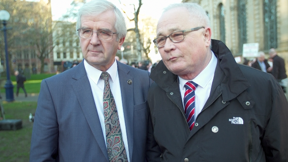 George Jones (left) and Paul Bodman