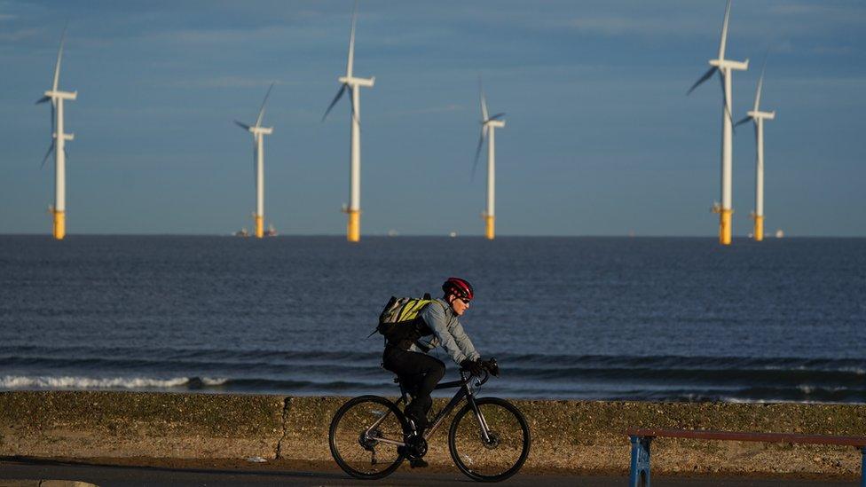 Offshore wind farm on Teesside